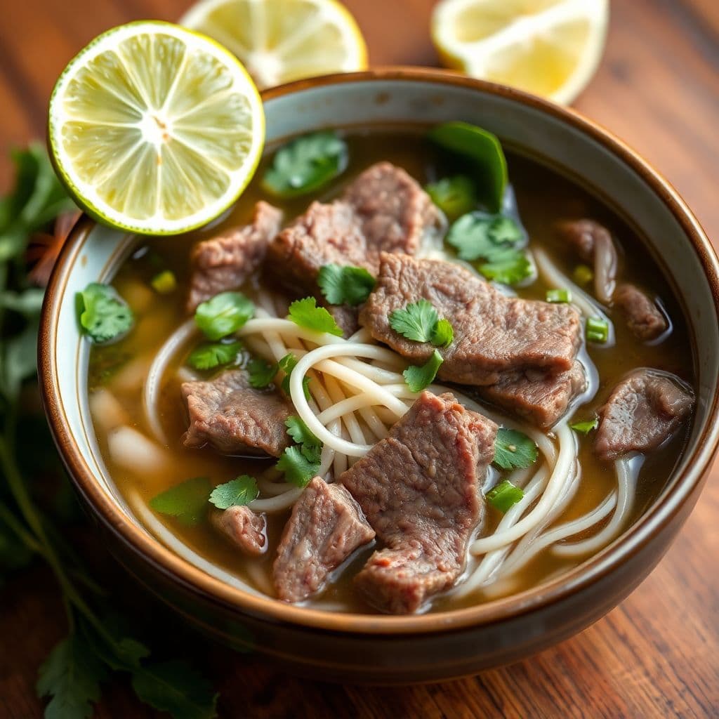 Beef Pho Noodle Soup